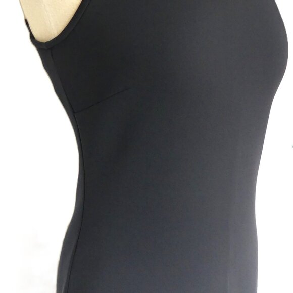 Max Mara Leisure Mammola Neoprene Tank Navy Dress USA Size Medium - Picture 6 of 16